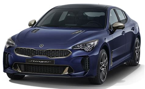 Stinger sports - Kia’s rare sports saloon is hardly sophisticated, but it’s a laugh to drive and mega value for money. ... Kia Stinger 3.3 T-GDi GT S 5dr Auto. 0-62 4.7s; CO2 221.0g/km; BHP 365; MPG 29.4 ...